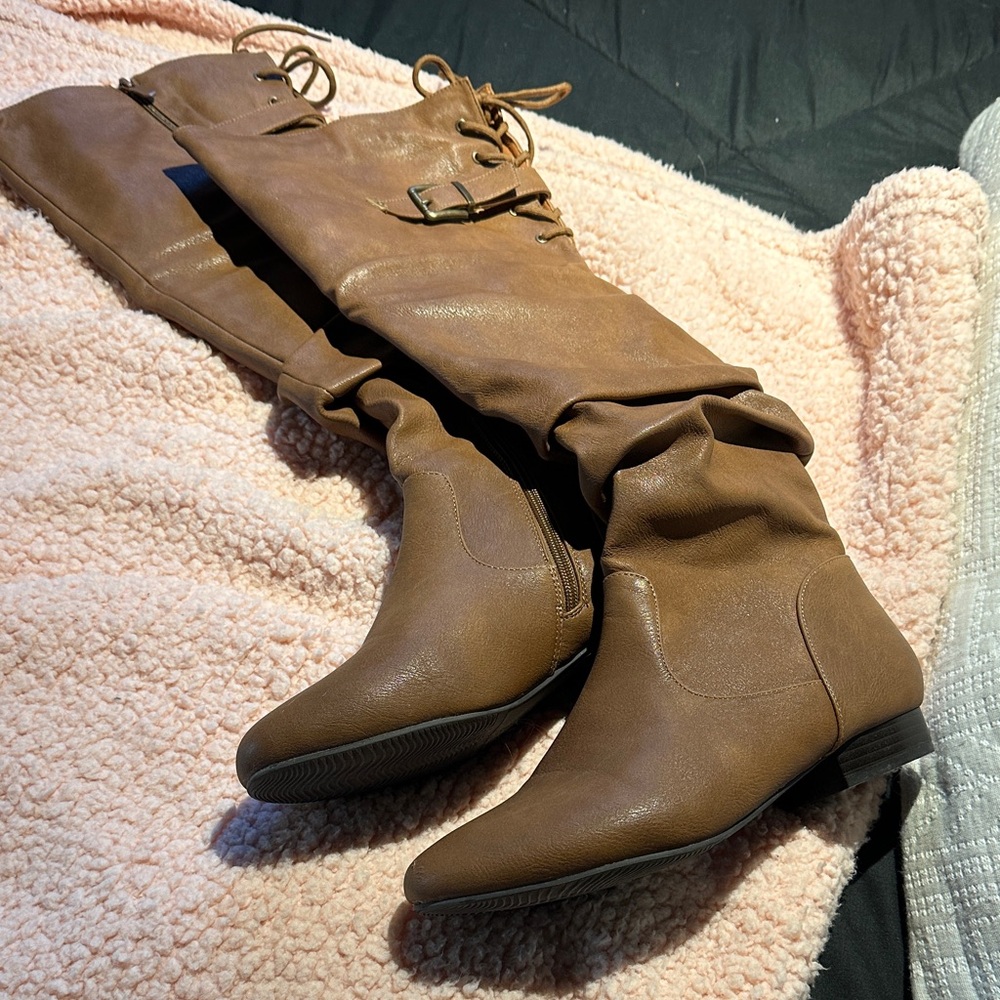 Dream Pairs Brown Over the Knee Boots